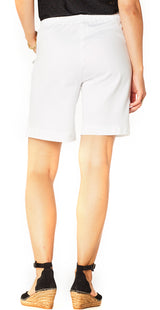 Lily shorts med elastik og detaljer hvid