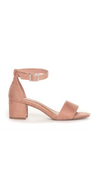 Sandal med blokhæl i light pink