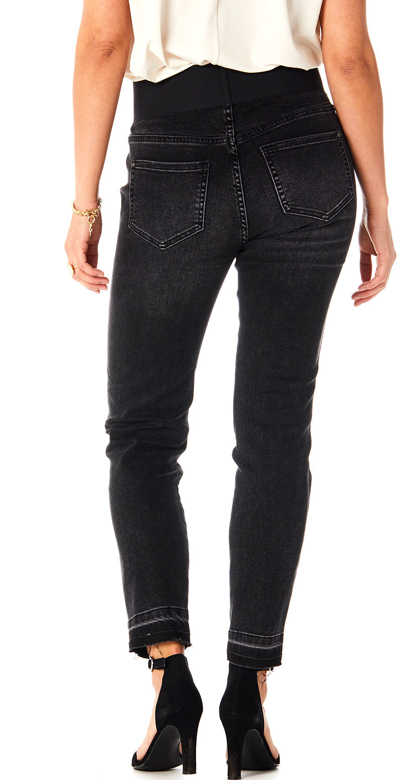 Shantal raw buks sort denim