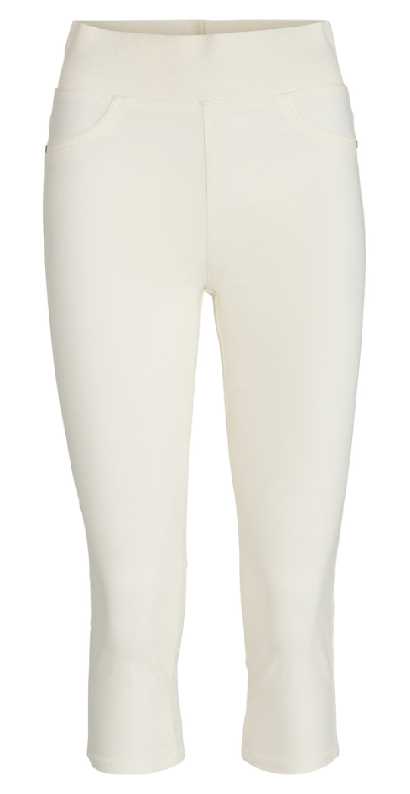 Shantal capri buks bright white