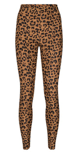 Leggings brun leopard