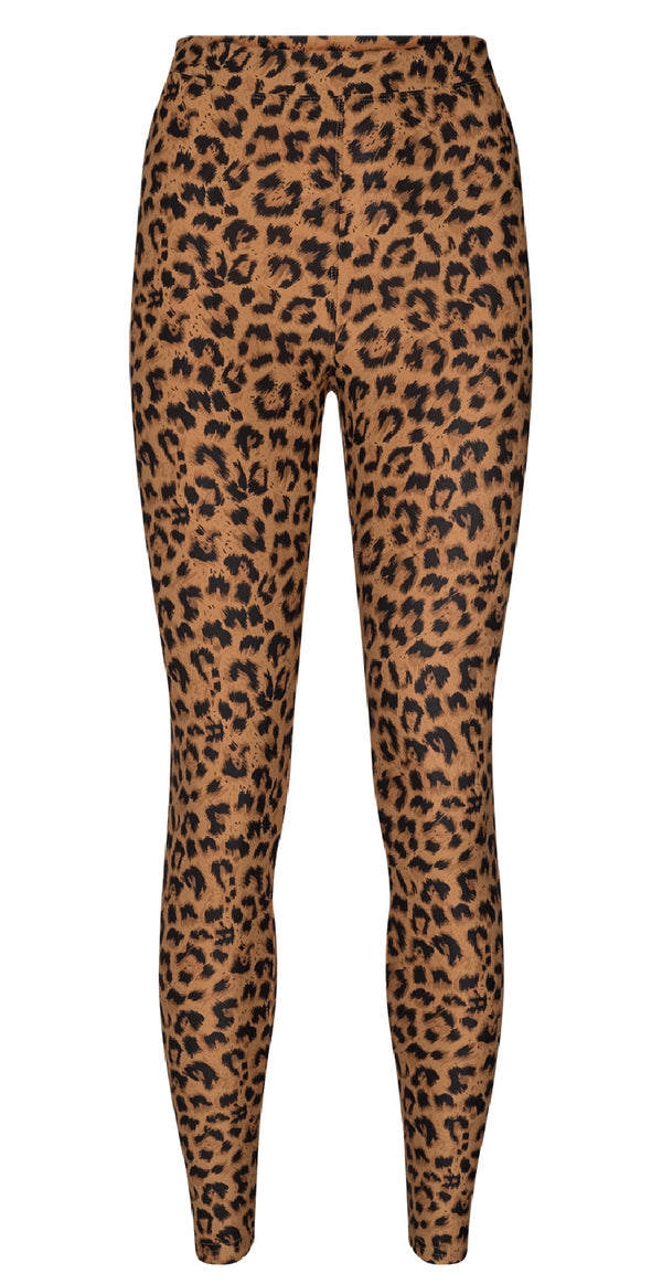 Leggings brun leopard