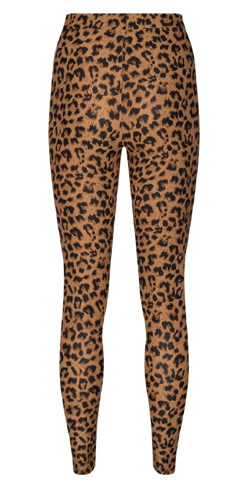 Leggings brun leopard