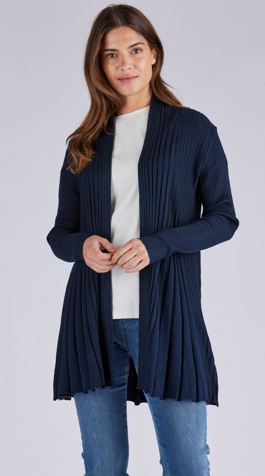 Lang claudisse cardigan navy