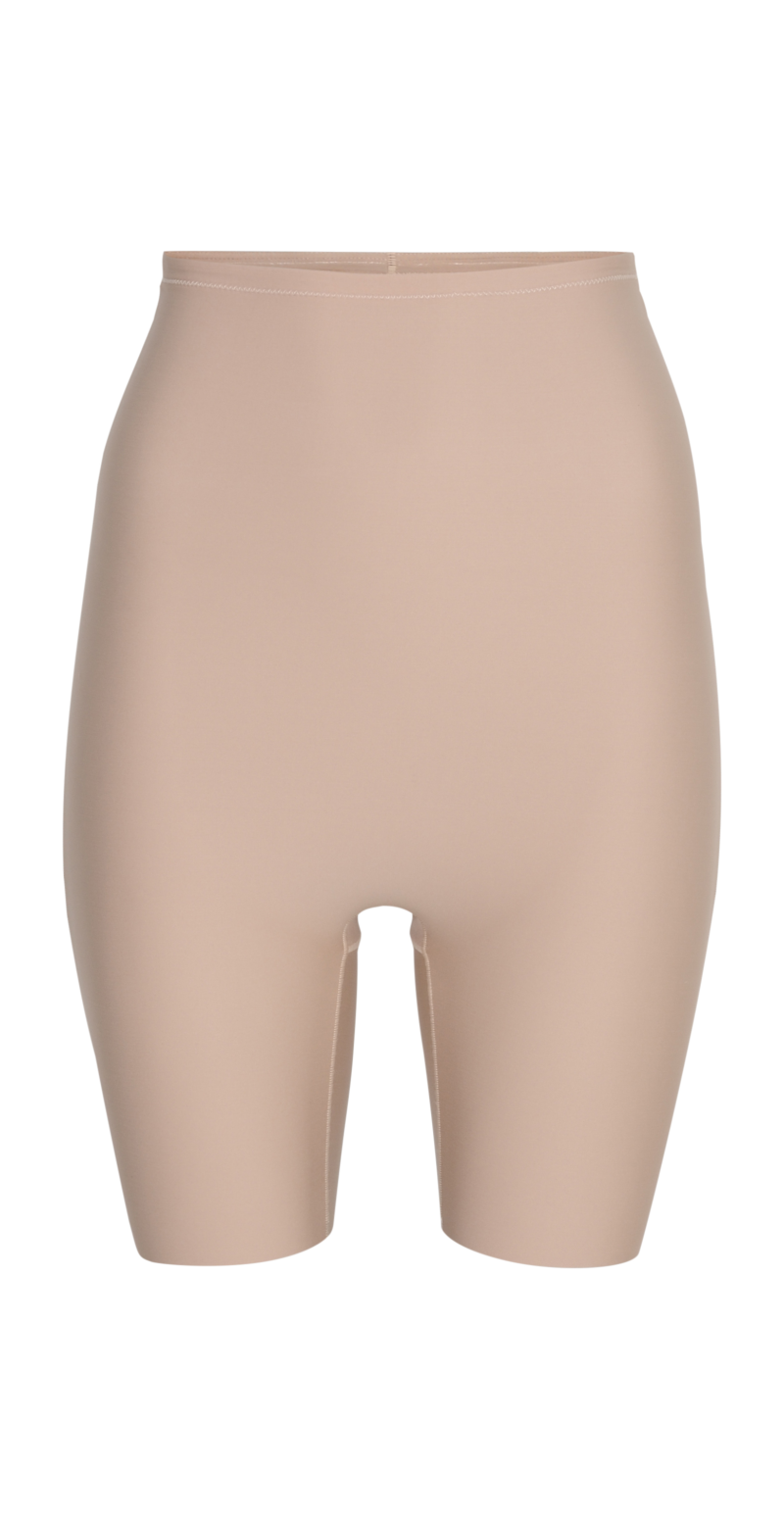 Shapewear shorts med høj talje i nude