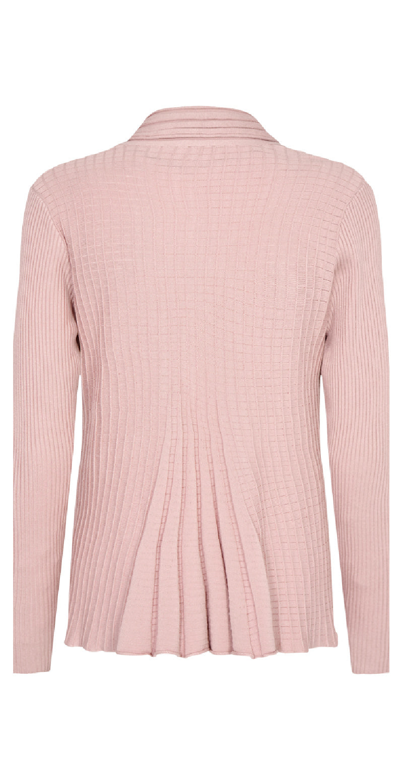 Kort claudisse cardigan rosa