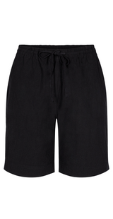 shorts med elastik og lommer sort