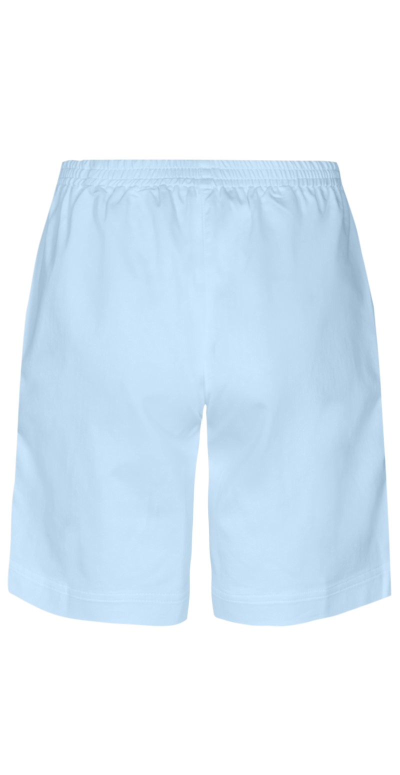 Lily shorts med elastik og detaljer lysblå