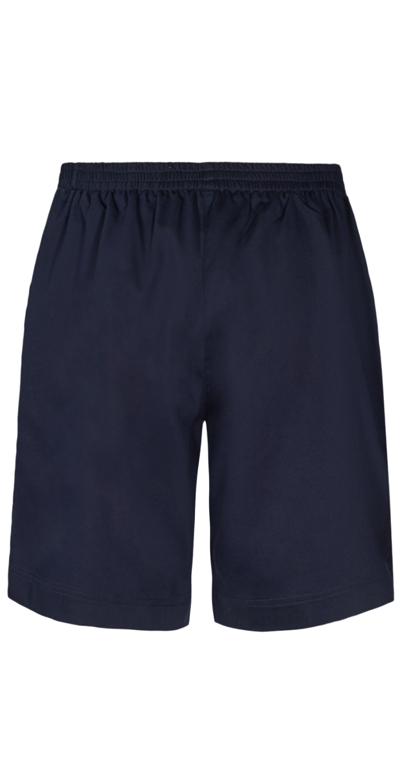 Lily shorts med elastik og detaljer navy