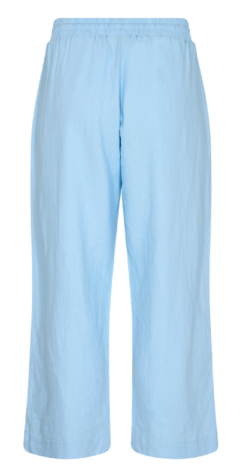 Lava hørbuks med lommer chambray blue