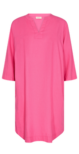 Lava hør tunika carmine rose