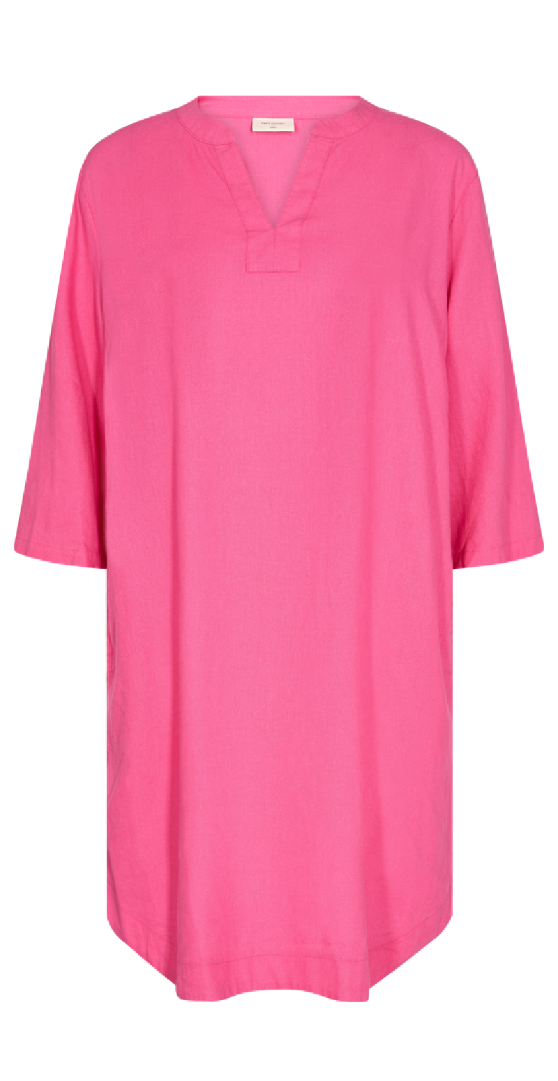 Lava hør tunika carmine rose