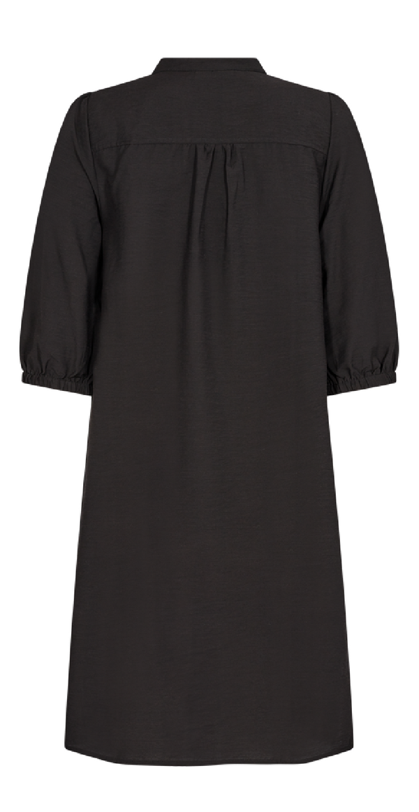 Driva kjole med hulmønster sort