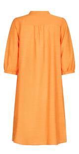 Driva kjole med hulmønster orange
