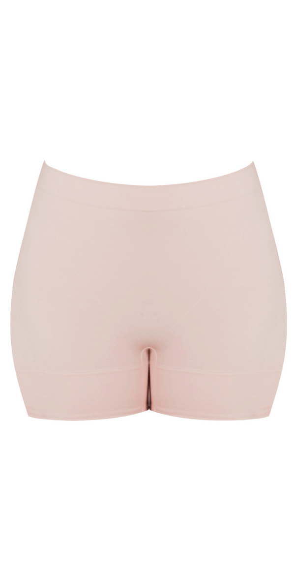 Shorts med sømløs materiale rosa