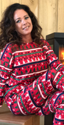 Alma julebluse snowman