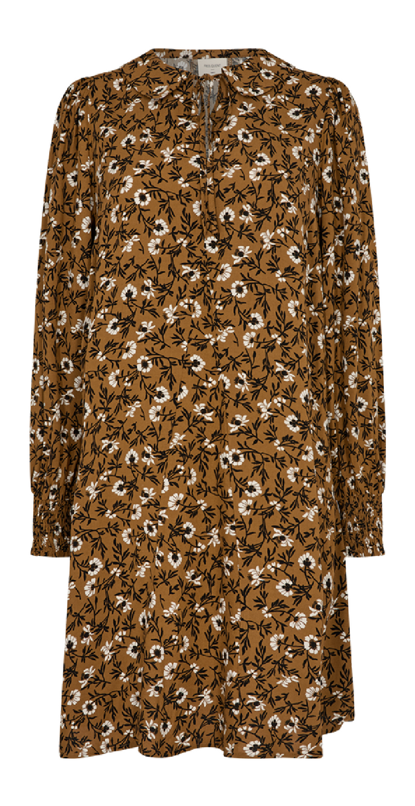 Petra kjole butternut w. black