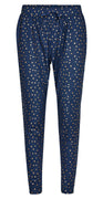 Alma buks navy med gold dot