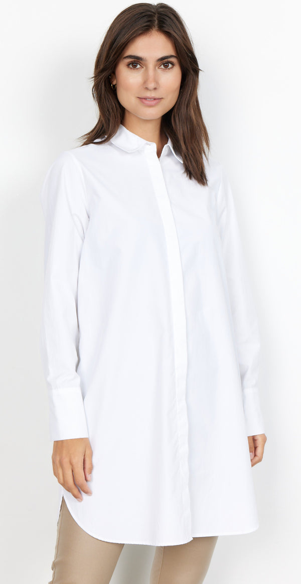 Lang skjorte hvid