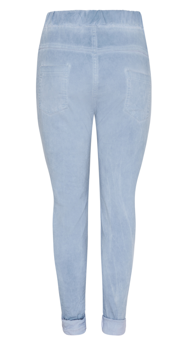 Bukser med lommer og elastik jeans