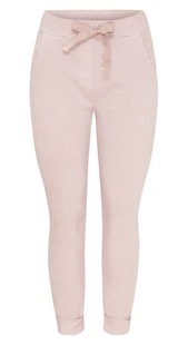 Bukser med lommer og elastik rosa