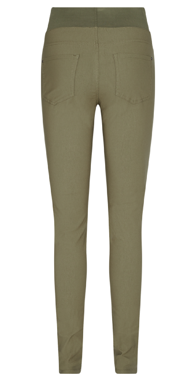 Shantal stretch buks deep lichen green