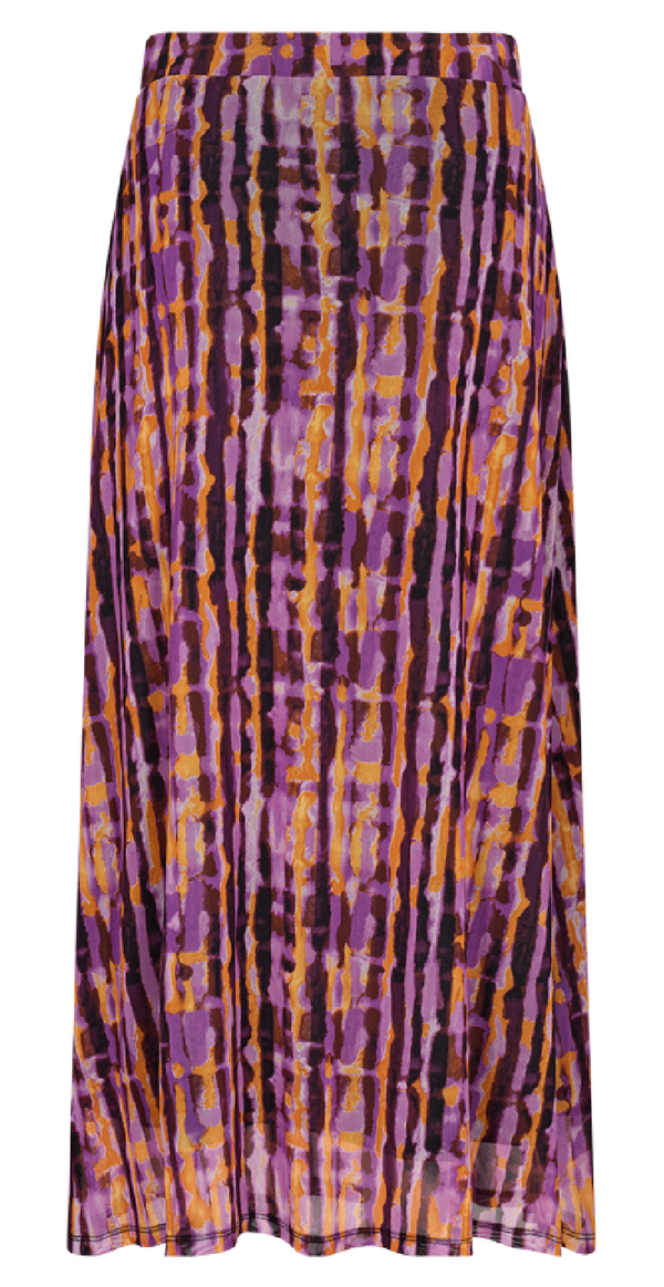 Citta nederdel med mønster royal lilac w. black