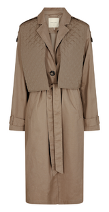Tuksy jakke desert taupe