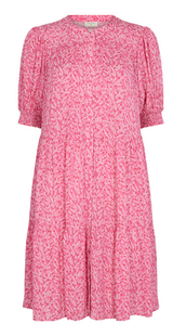 Adney kjole carmine rose w. offwhite