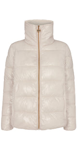 Kort shiny jakke birch
