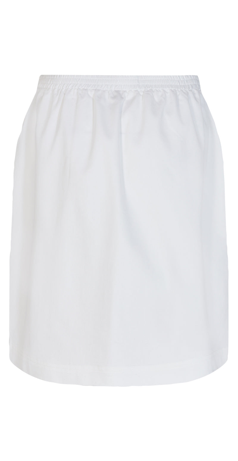 nederdel med og detaljer hvid – LikeLondon.com