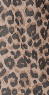 Leggings leopard print morel mix