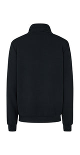Sweatshirt med høj hals sort